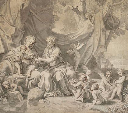 Rest during the flight to Egypt