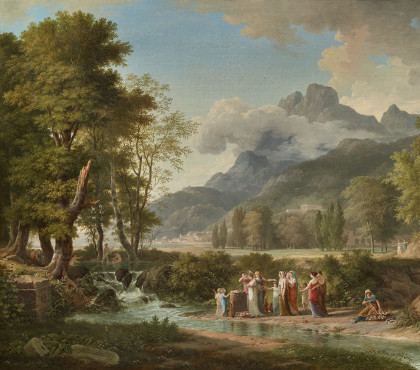 Classical Landscape with a Group of Vestals